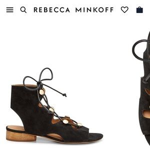 Cute black lace up sandals - BRAND NEW !